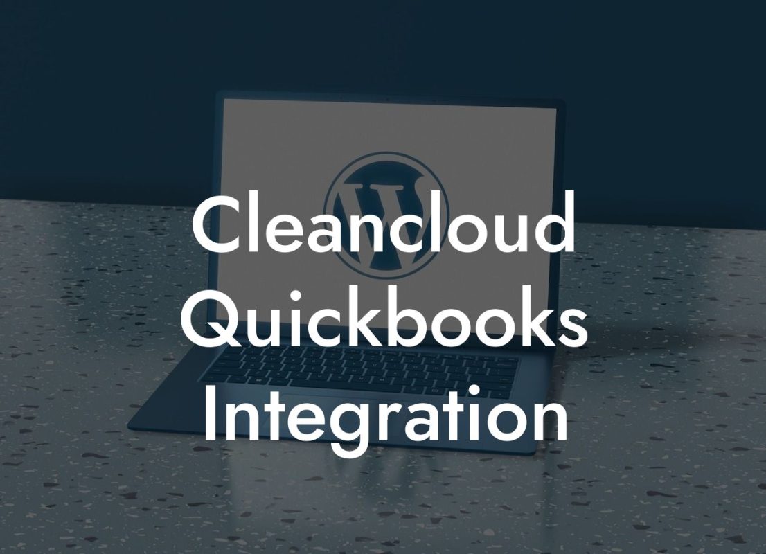 Cleancloud Quickbooks Integration