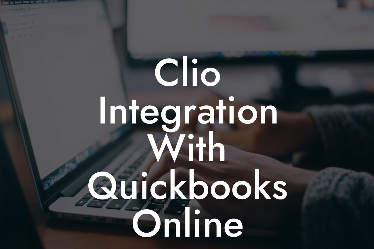 Clio Integration With Quickbooks Online