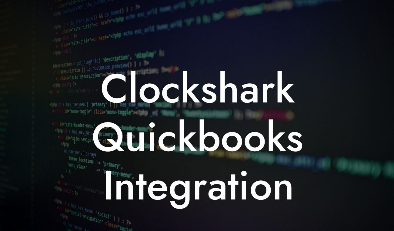 Clockshark Quickbooks Integration