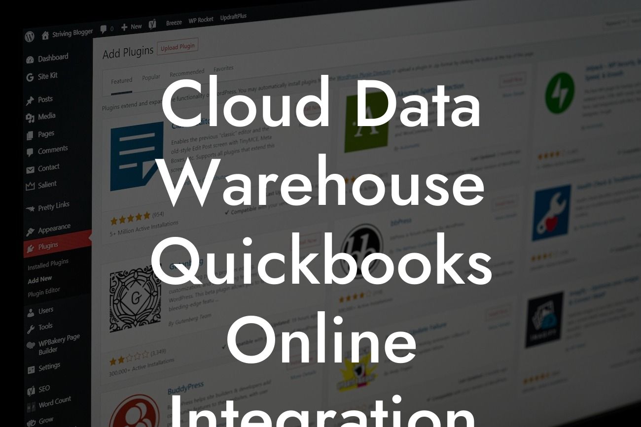 Cloud Data Warehouse Quickbooks Online Integration