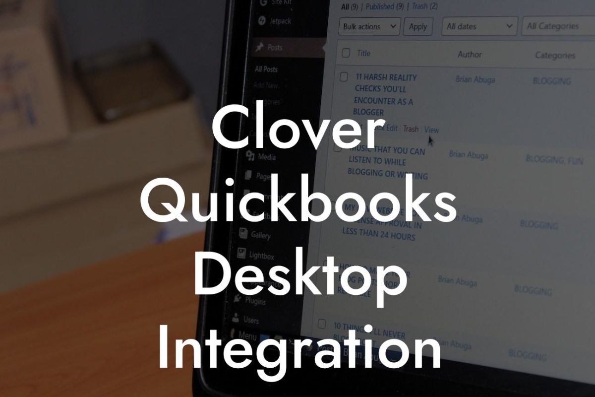 Clover Quickbooks Desktop Integration