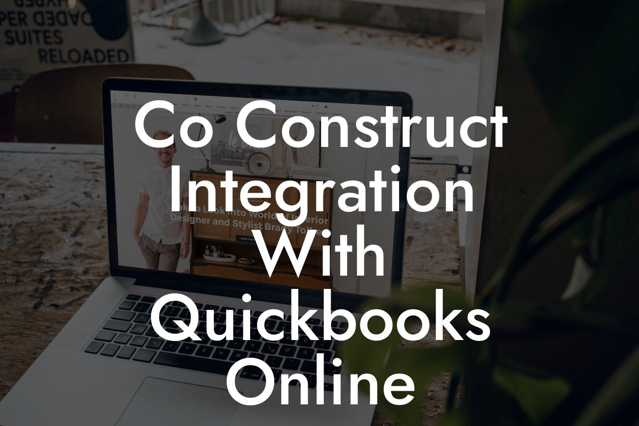 Co Construct Integration With Quickbooks Online