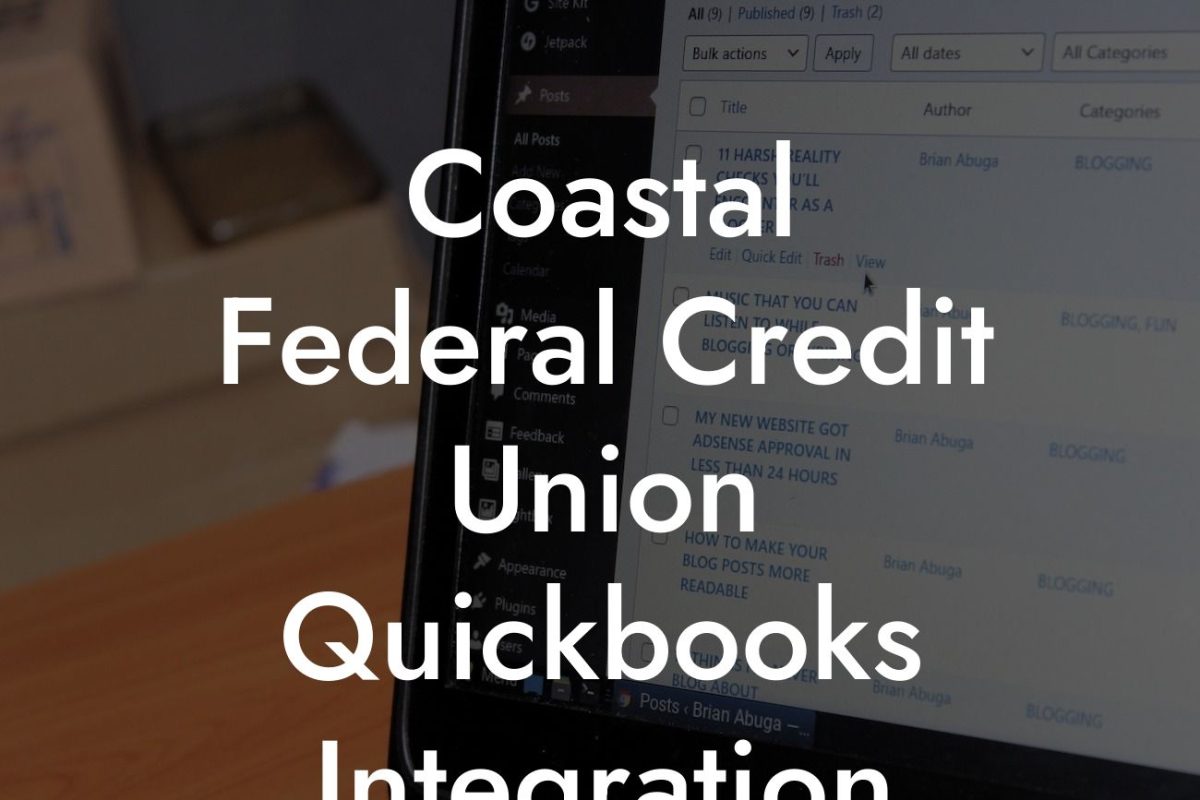 Coastal Federal Credit Union Quickbooks Integration