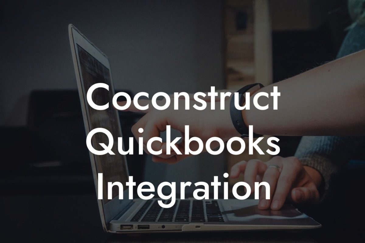 Coconstruct Quickbooks Integration