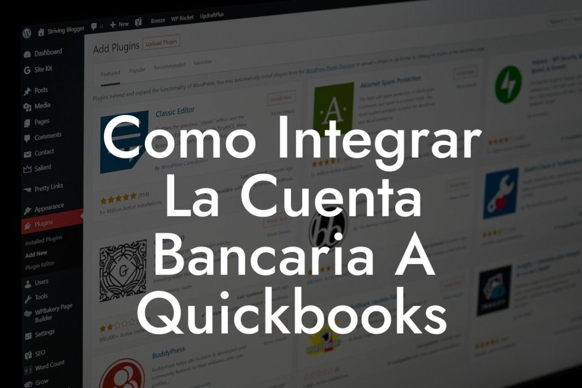 Como Integrar La Cuenta Bancaria A Quickbooks