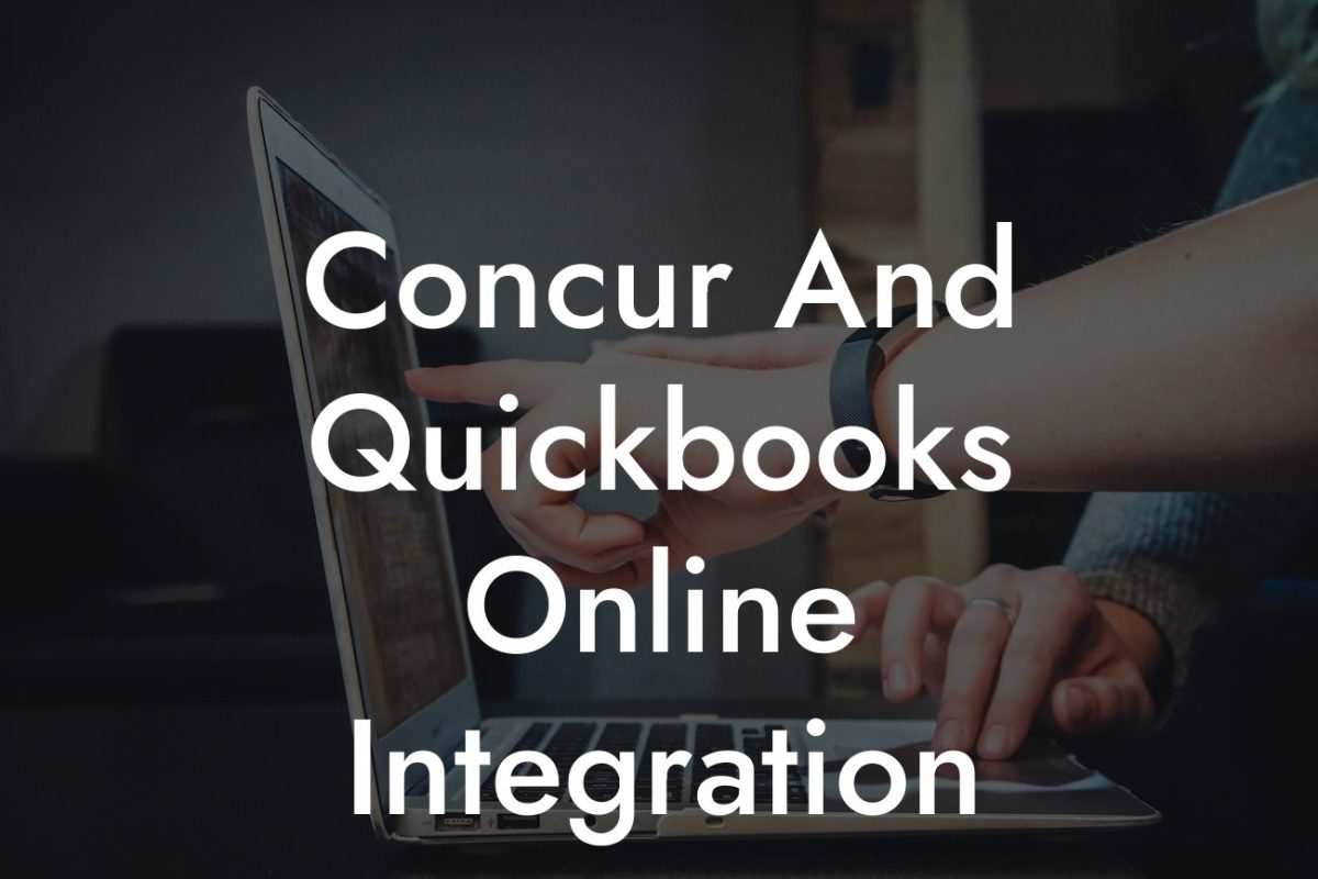 Concur And Quickbooks Online Integration