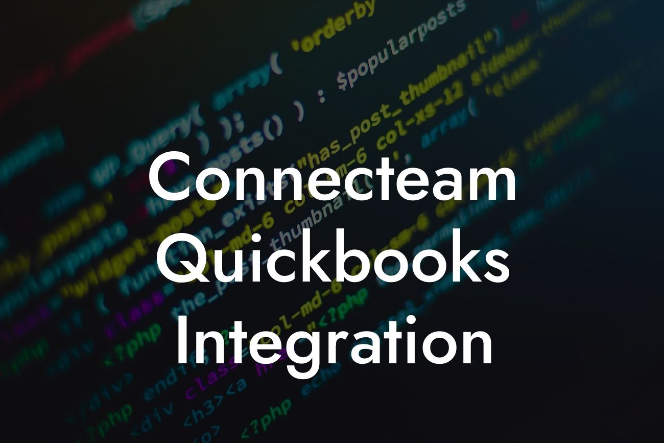 Connecteam Quickbooks Integration