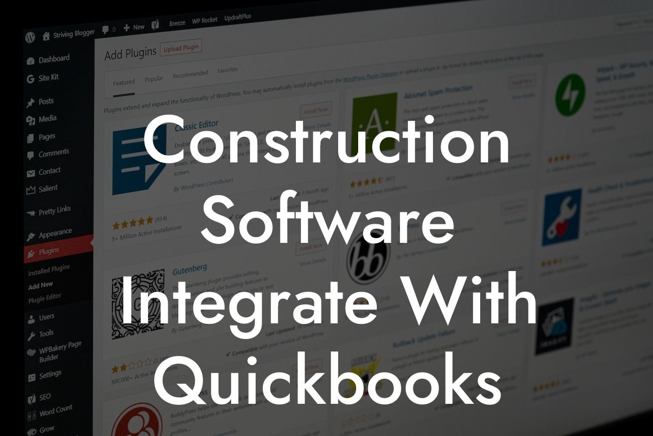 Construction Software Integrate With Quickbooks