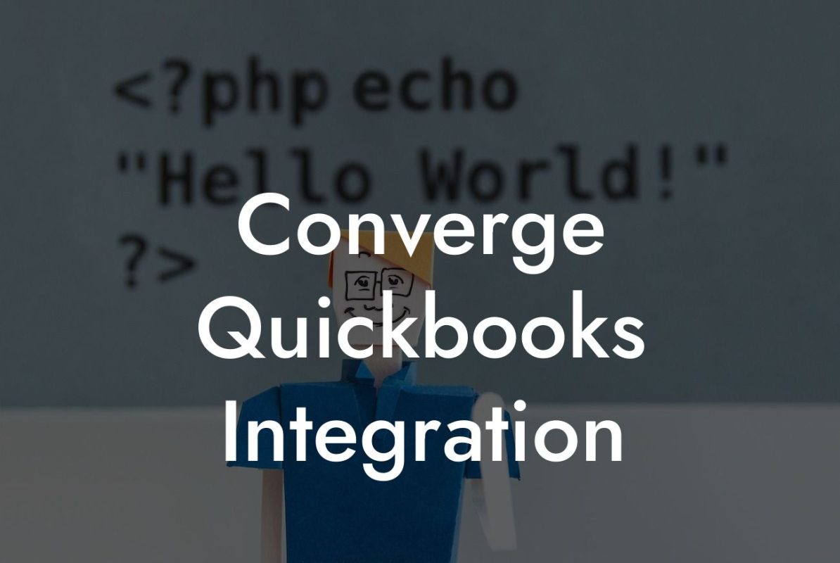 Converge Quickbooks Integration