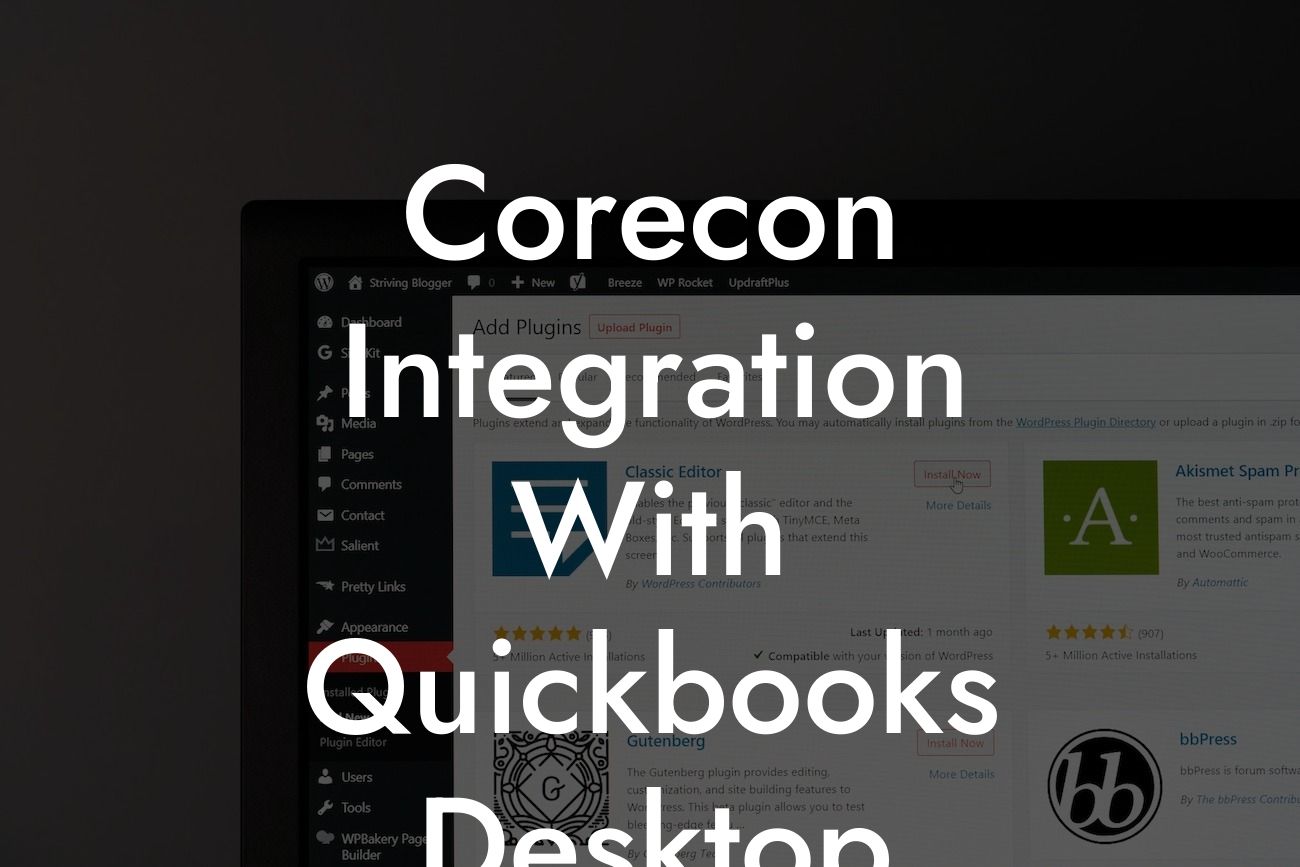 Corecon Integration With Quickbooks Desktop