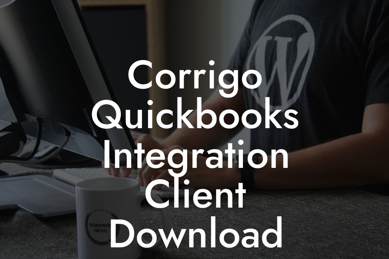 Corrigo Quickbooks Integration Client Download