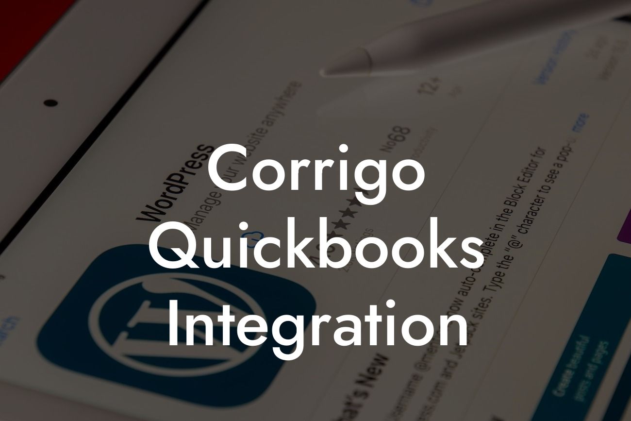 Corrigo Quickbooks Integration