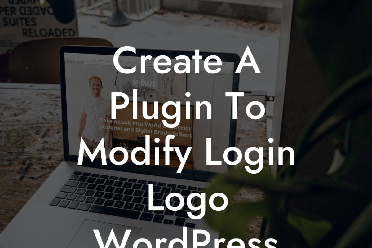 Create A Plugin To Modify Login Logo WordPress