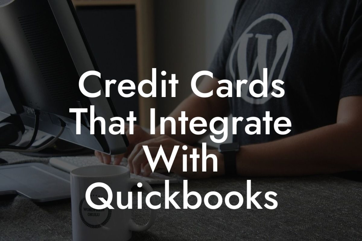 Credit Cards That Integrate With Quickbooks