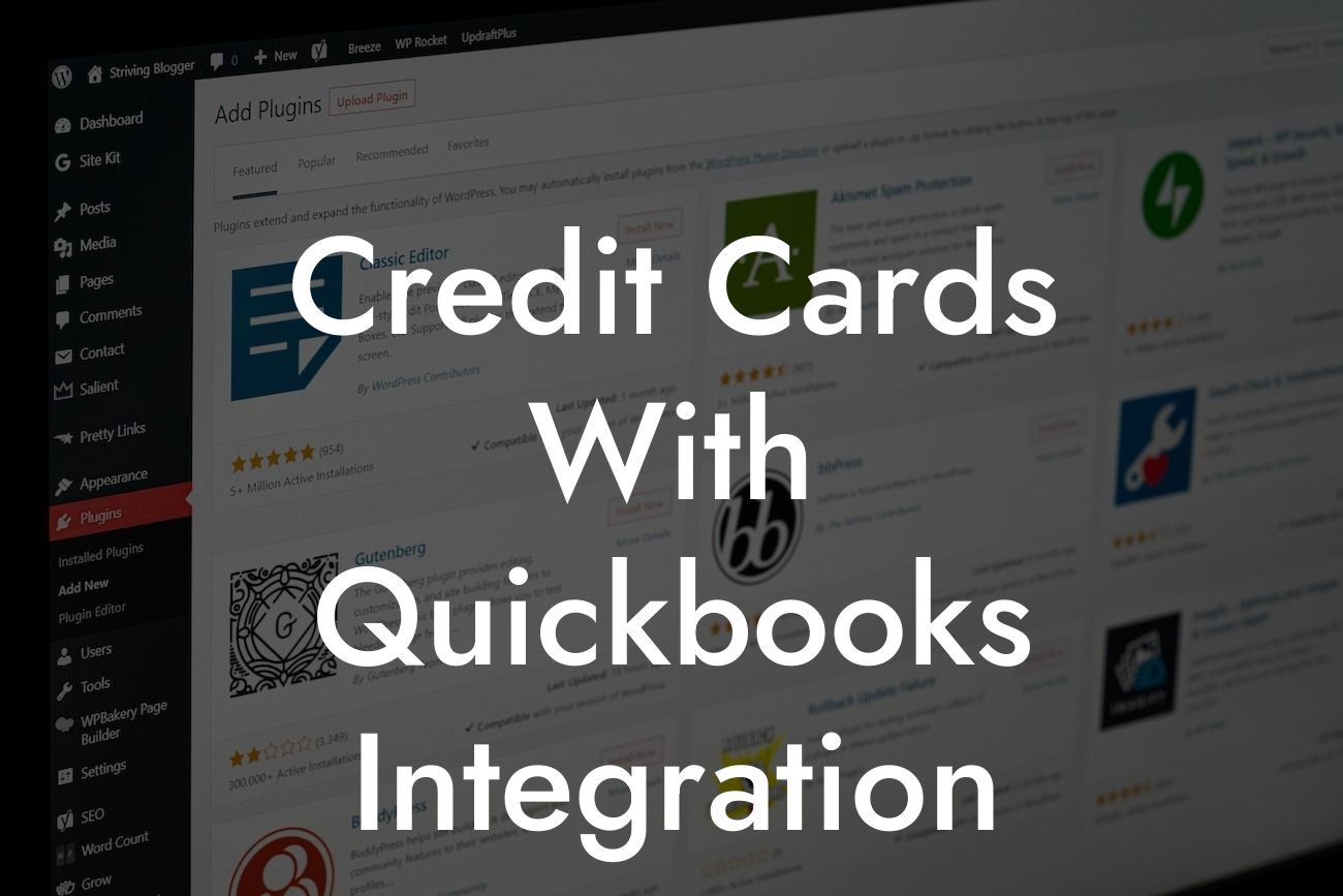 Credit Cards With Quickbooks Integration