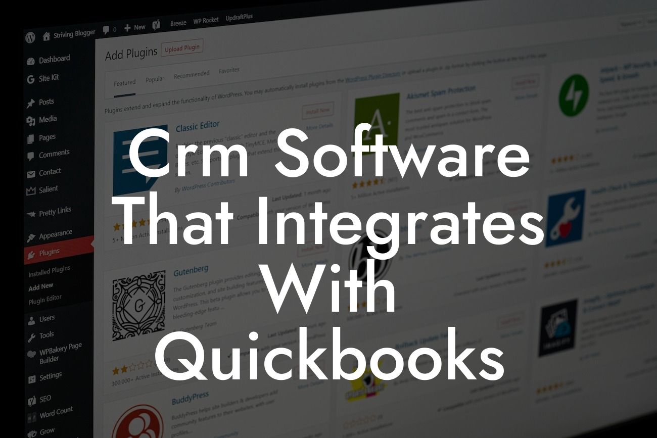 Crm Software That Integrates With Quickbooks