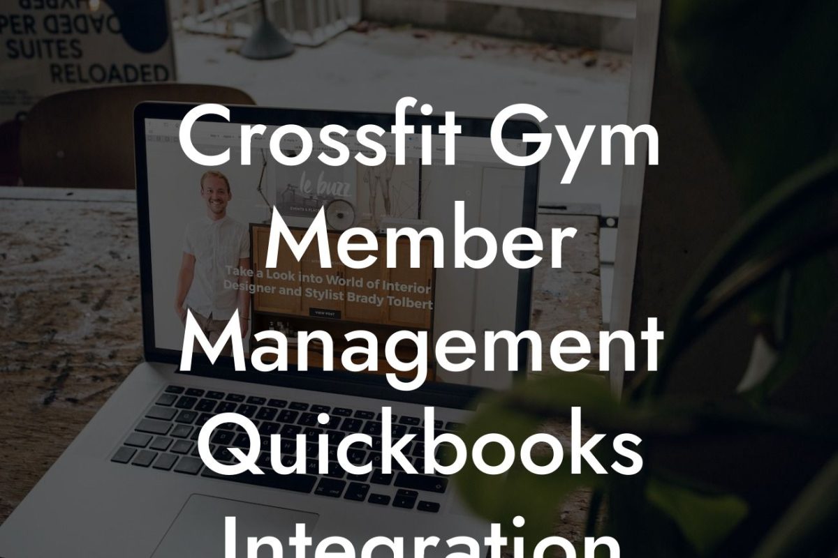 Crossfit Gym Member Management Quickbooks Integration