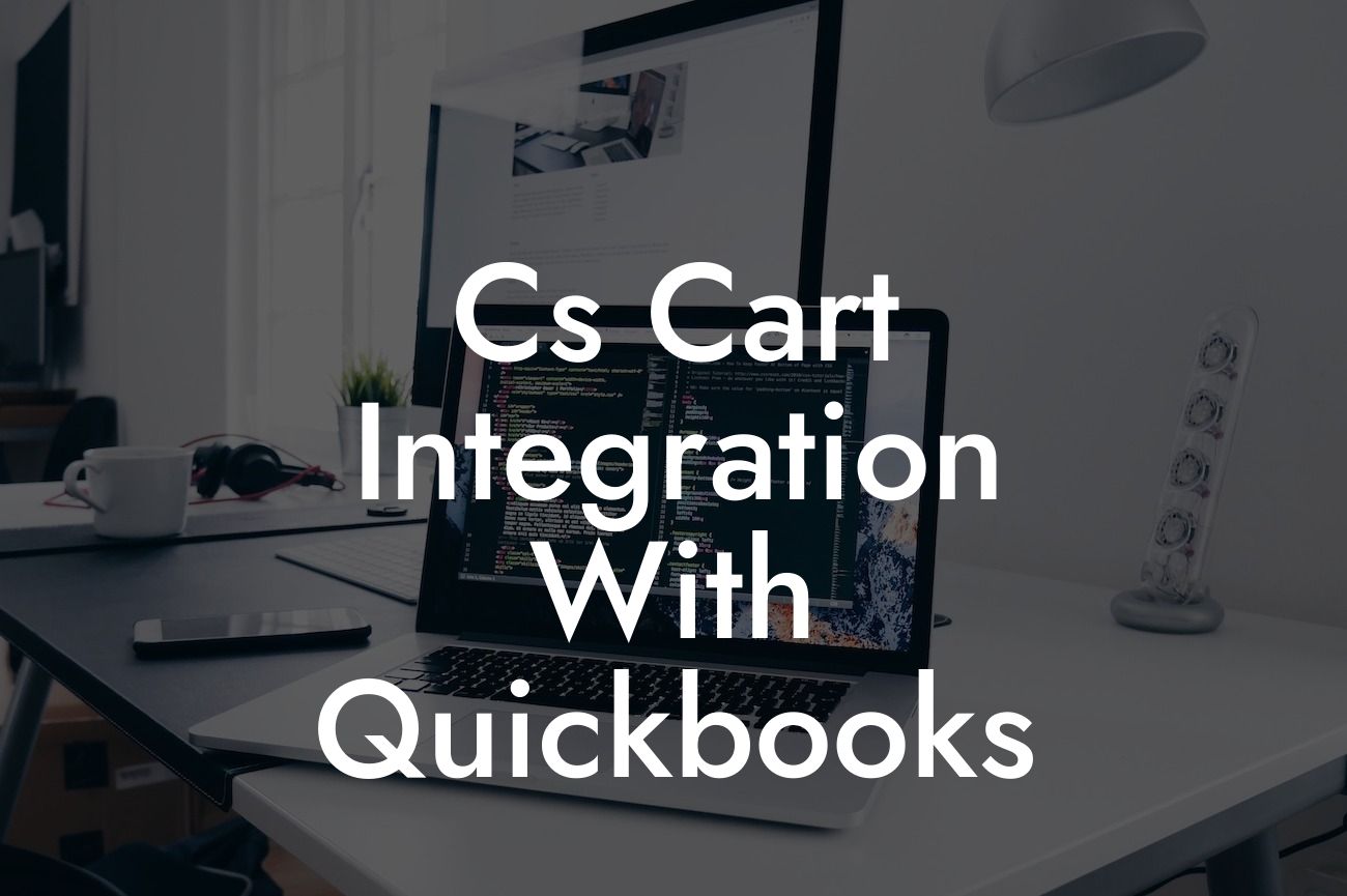 Cs Cart Integration With Quickbooks