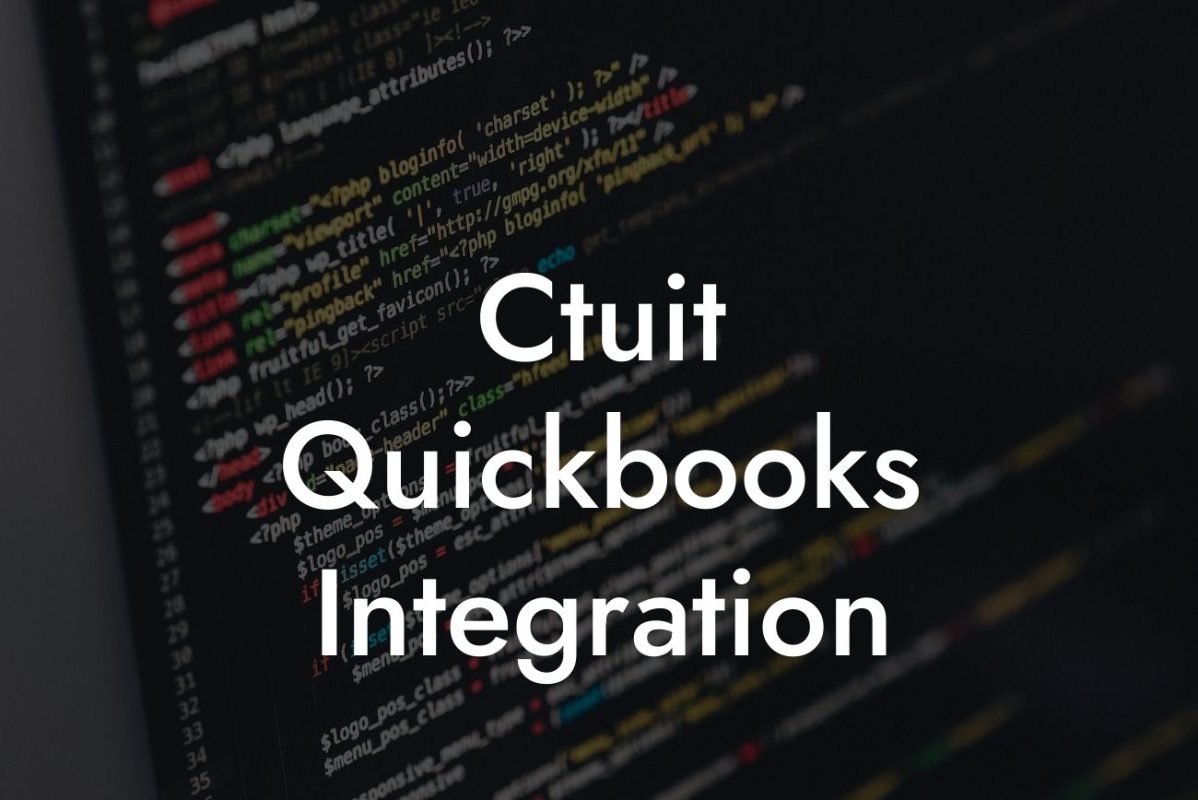 Ctuit Quickbooks Integration