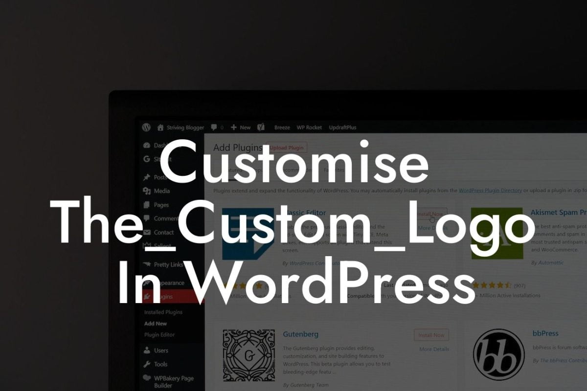 Customise The_Custom_Logo In WordPress