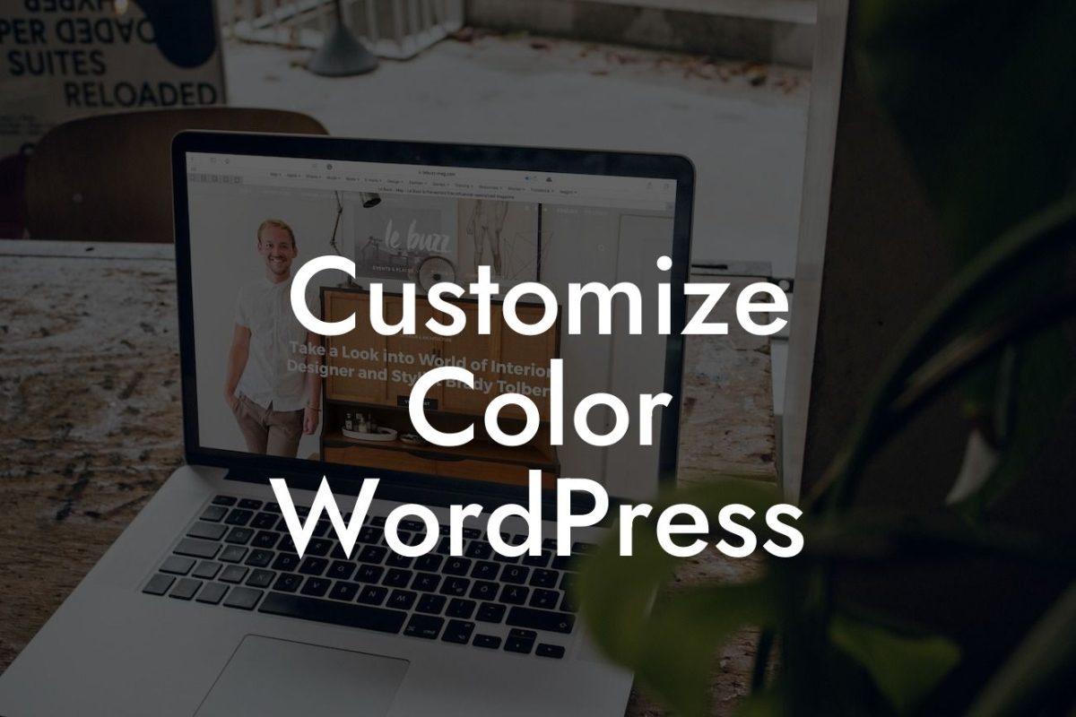 Customize Color WordPress