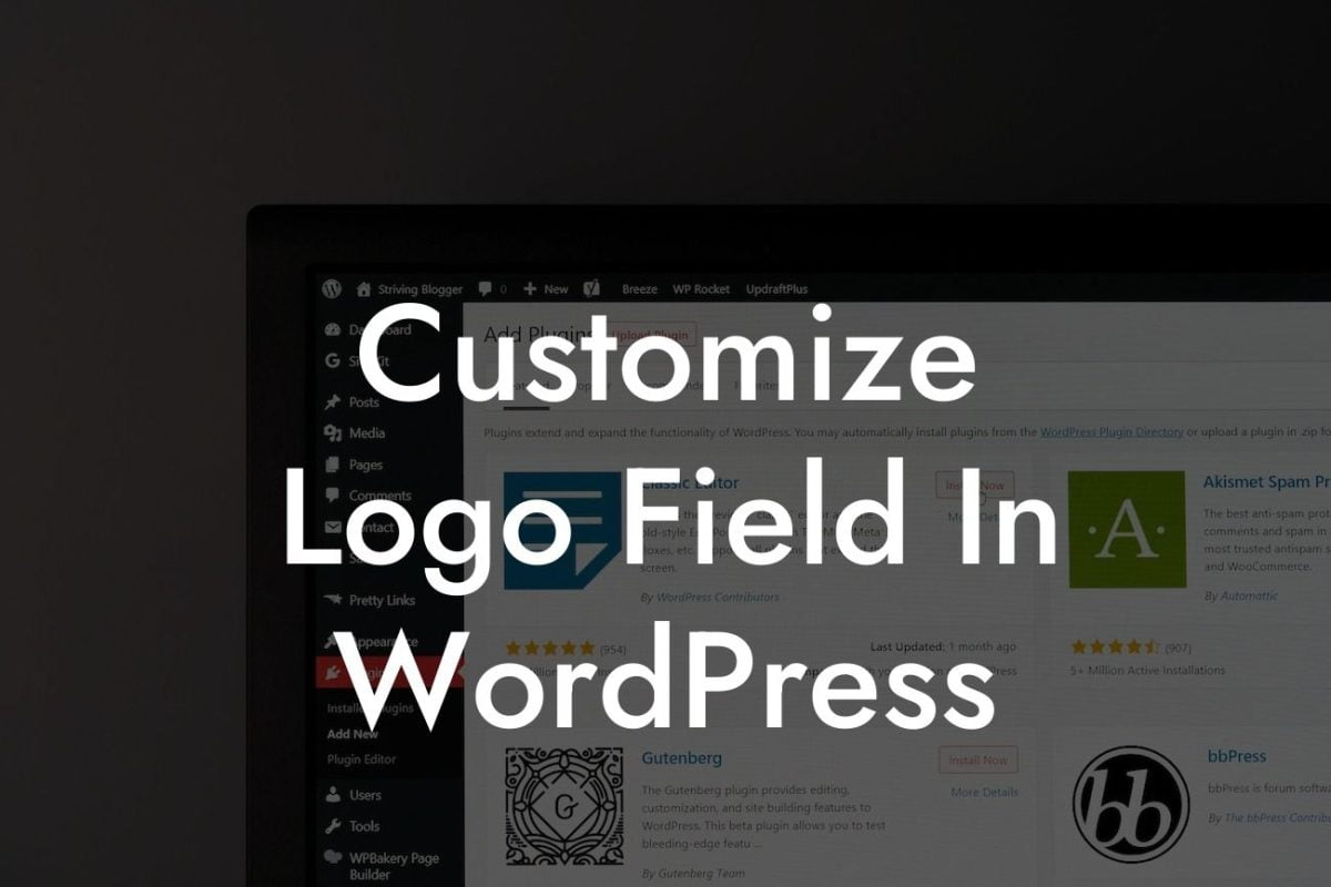 Customize Logo Field In WordPress