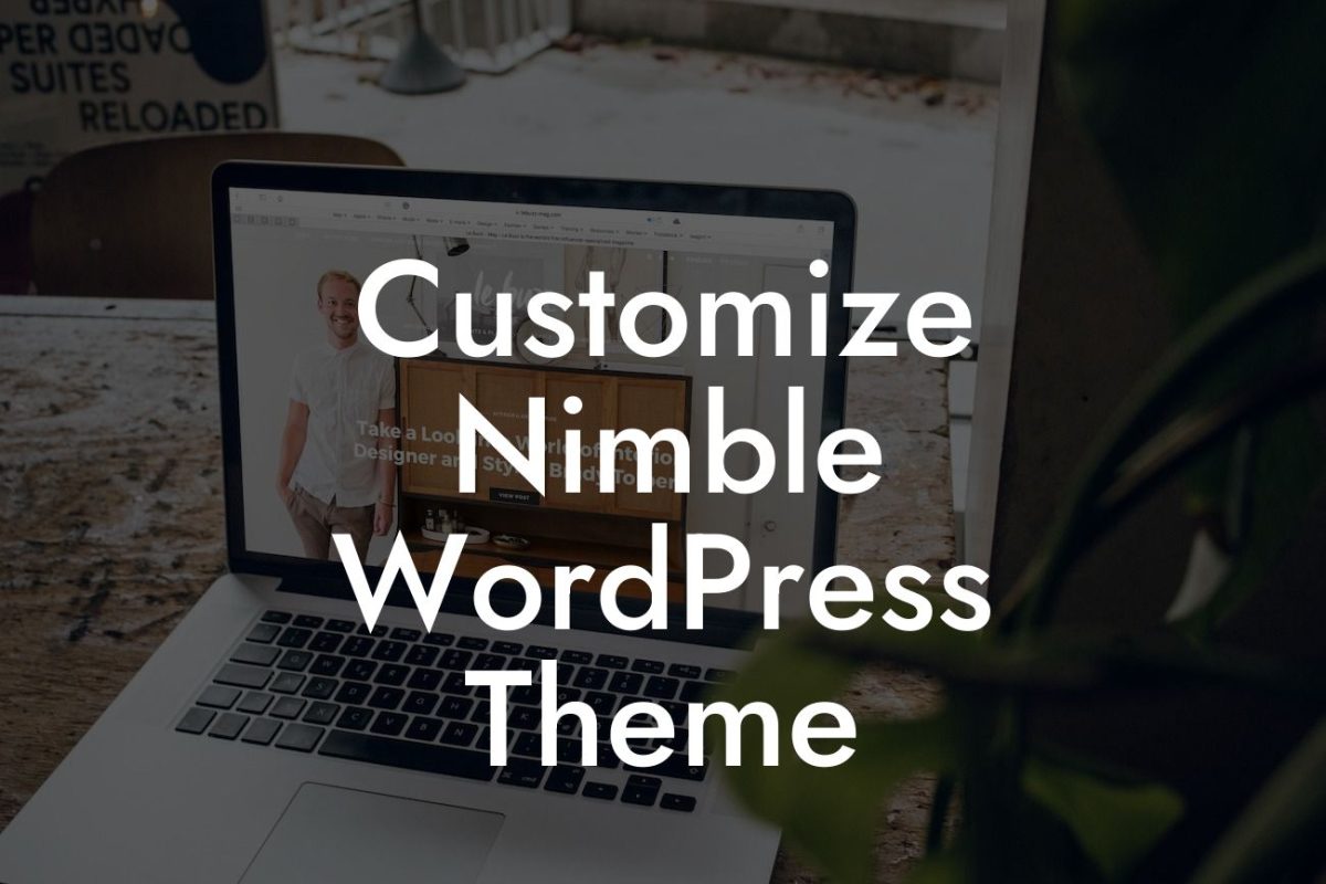 Customize Nimble WordPress Theme