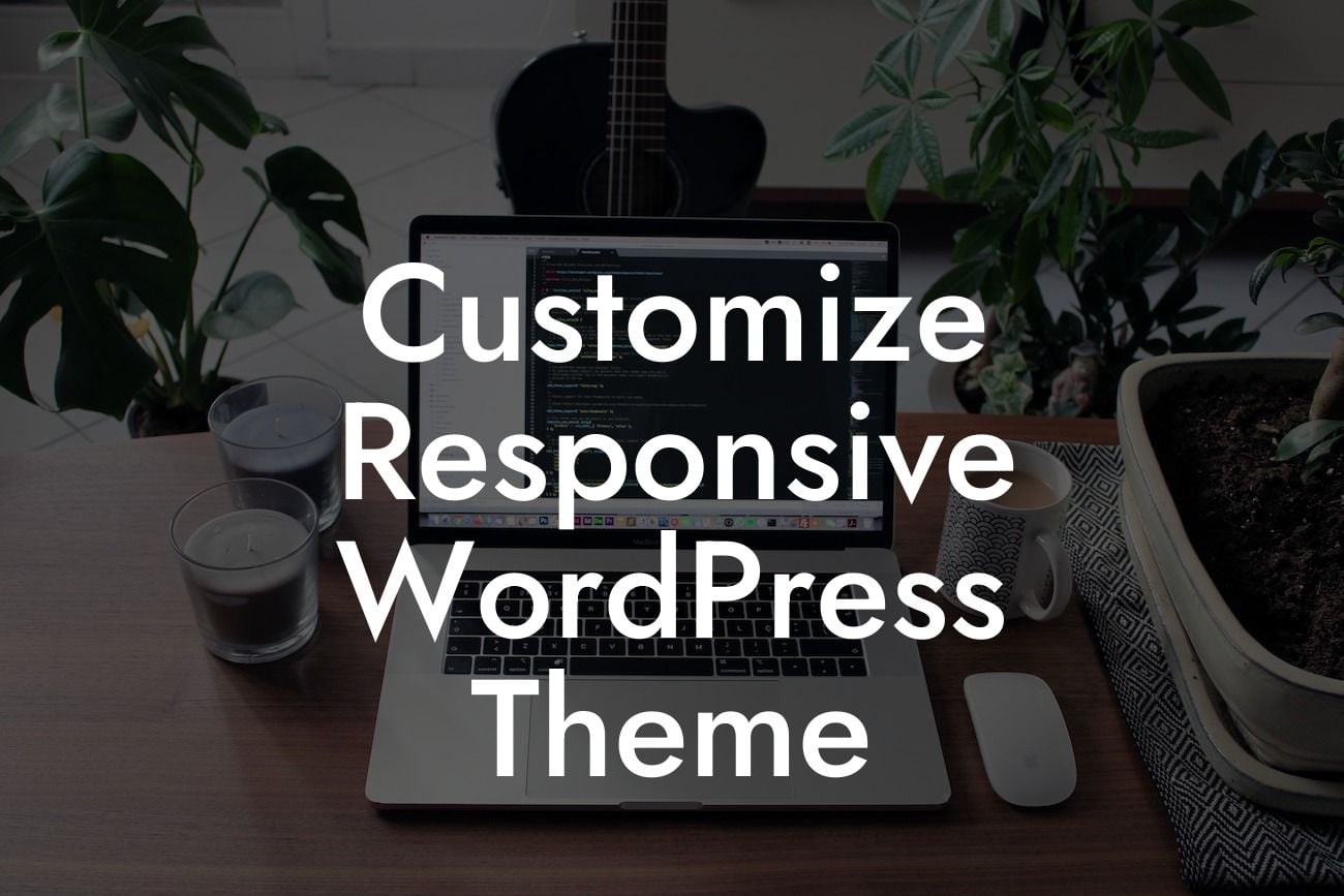 Customize Responsive WordPress Theme