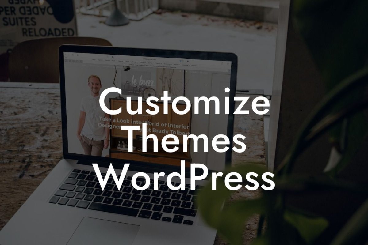 Customize Themes WordPress