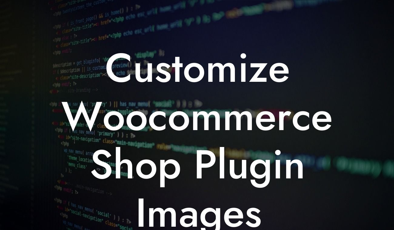 Customize Woocommerce Shop Plugin Images