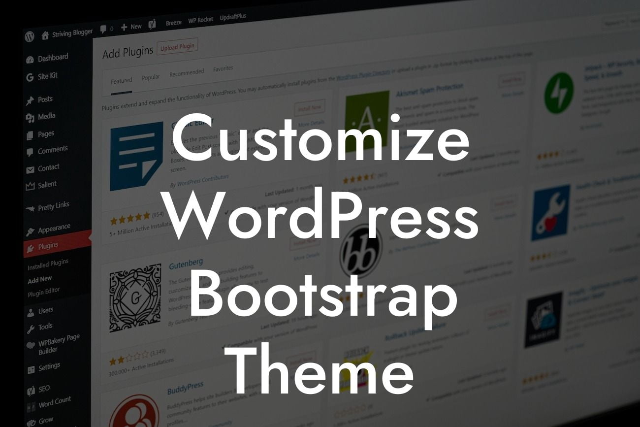 Customize WordPress Bootstrap Theme