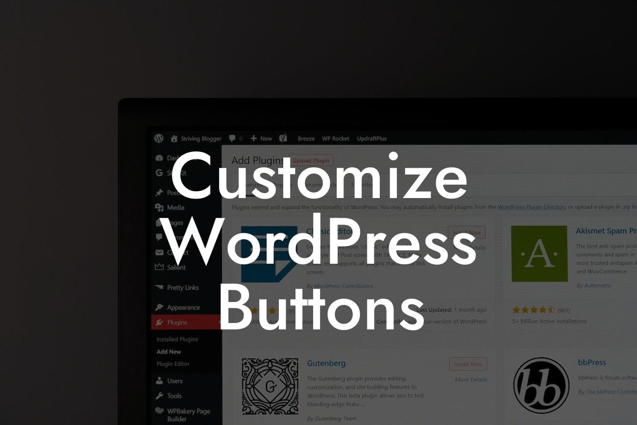 Customize WordPress Buttons