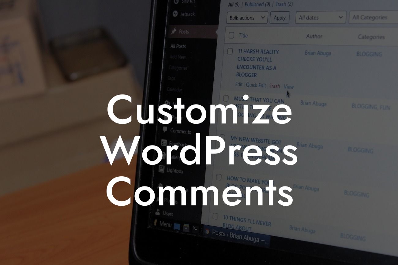 Customize WordPress Comments