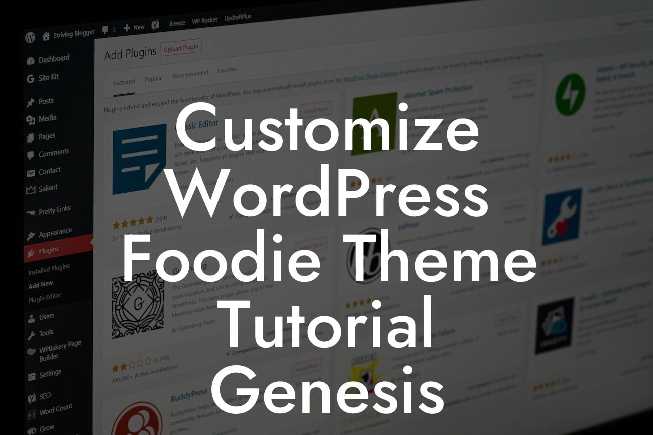 Customize WordPress Foodie Theme Tutorial Genesis
