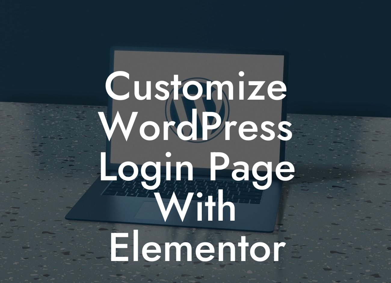 Customize WordPress Login Page With Elementor