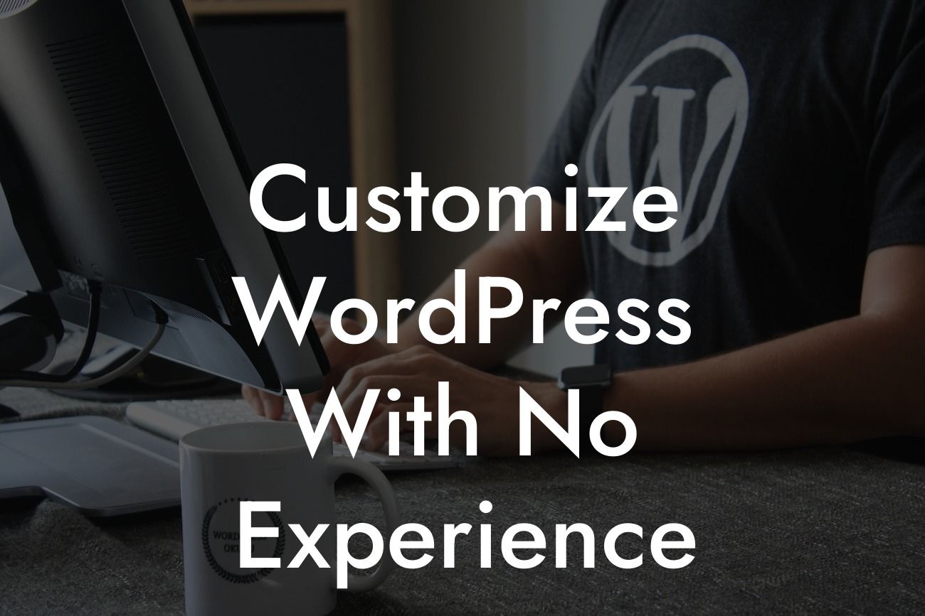 Customize WordPress With No Experience