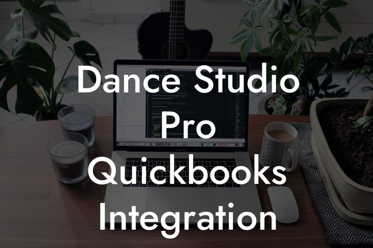 Dance Studio Pro Quickbooks Integration