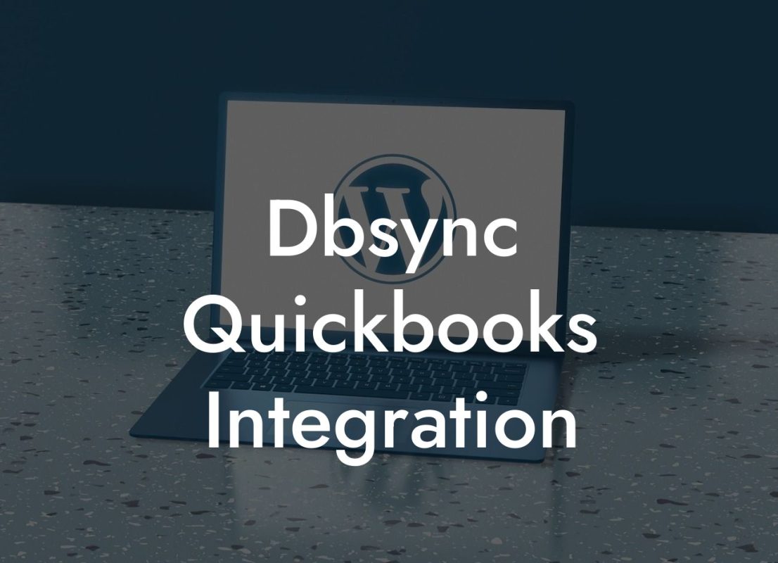 Dbsync Quickbooks Integration