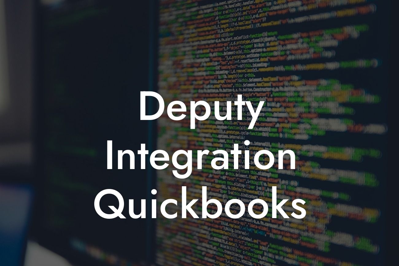 Deputy Integration Quickbooks