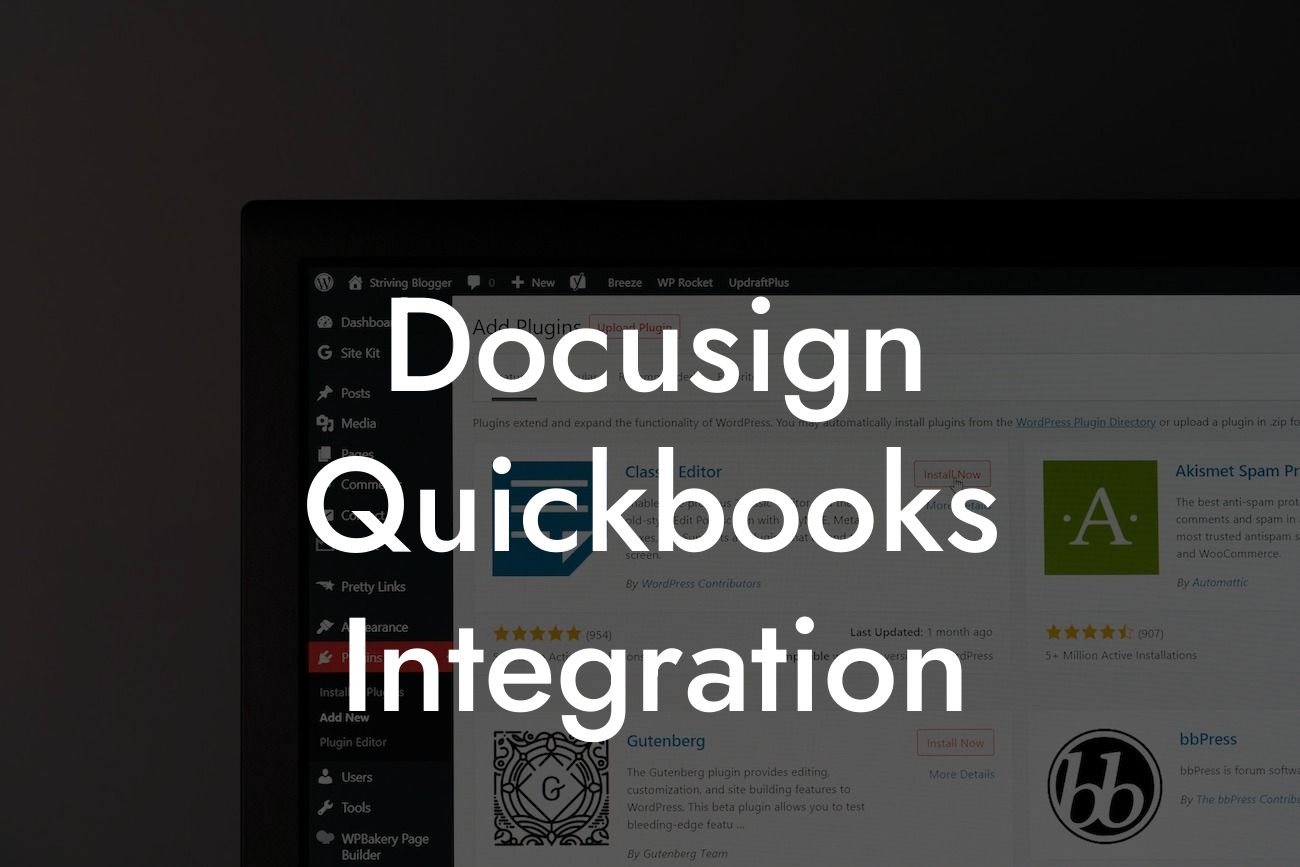 Docusign Quickbooks Integration