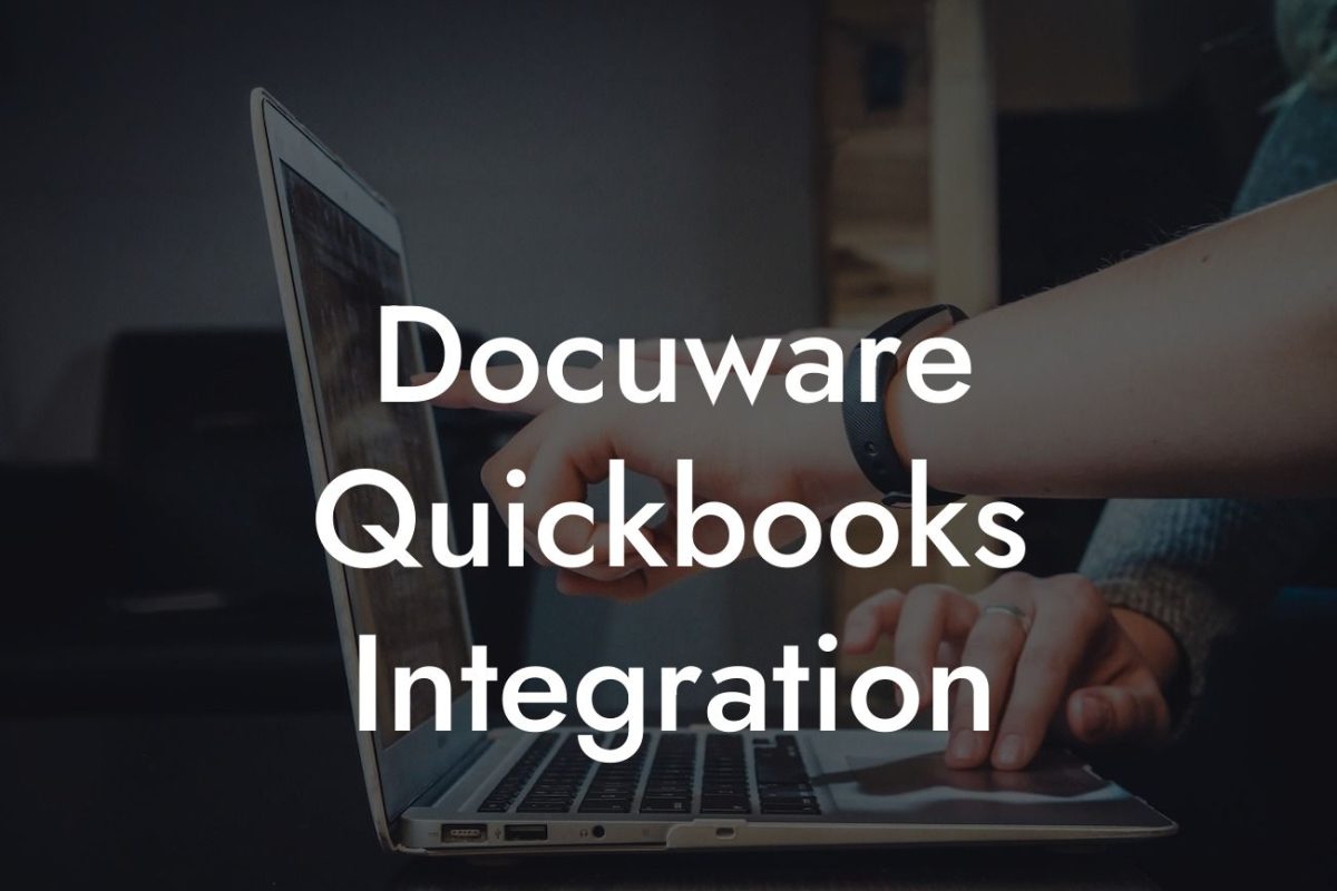 Docuware Quickbooks Integration