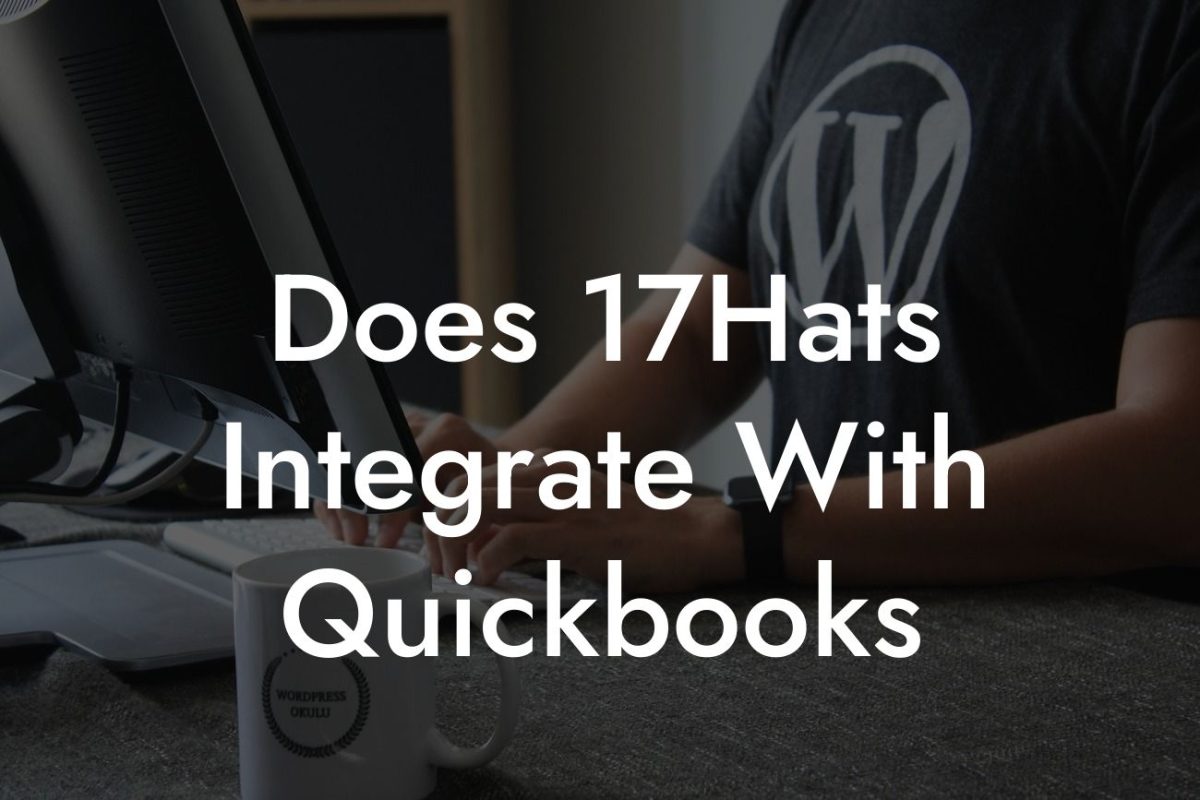 Does 17Hats Integrate With Quickbooks