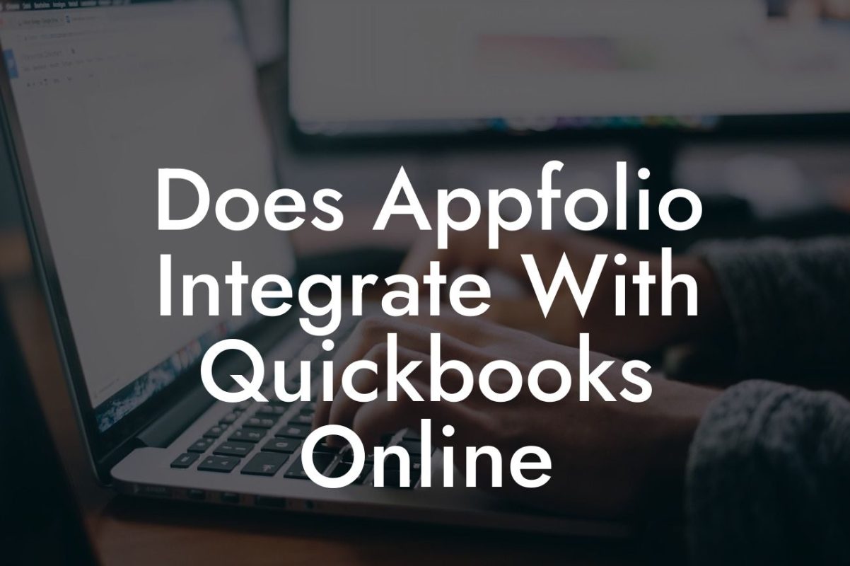 Does Appfolio Integrate With Quickbooks Online