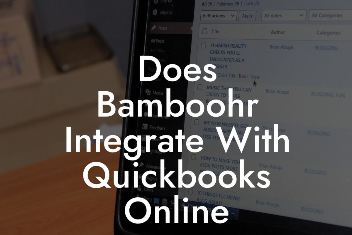 Does Bamboohr Integrate With Quickbooks Online