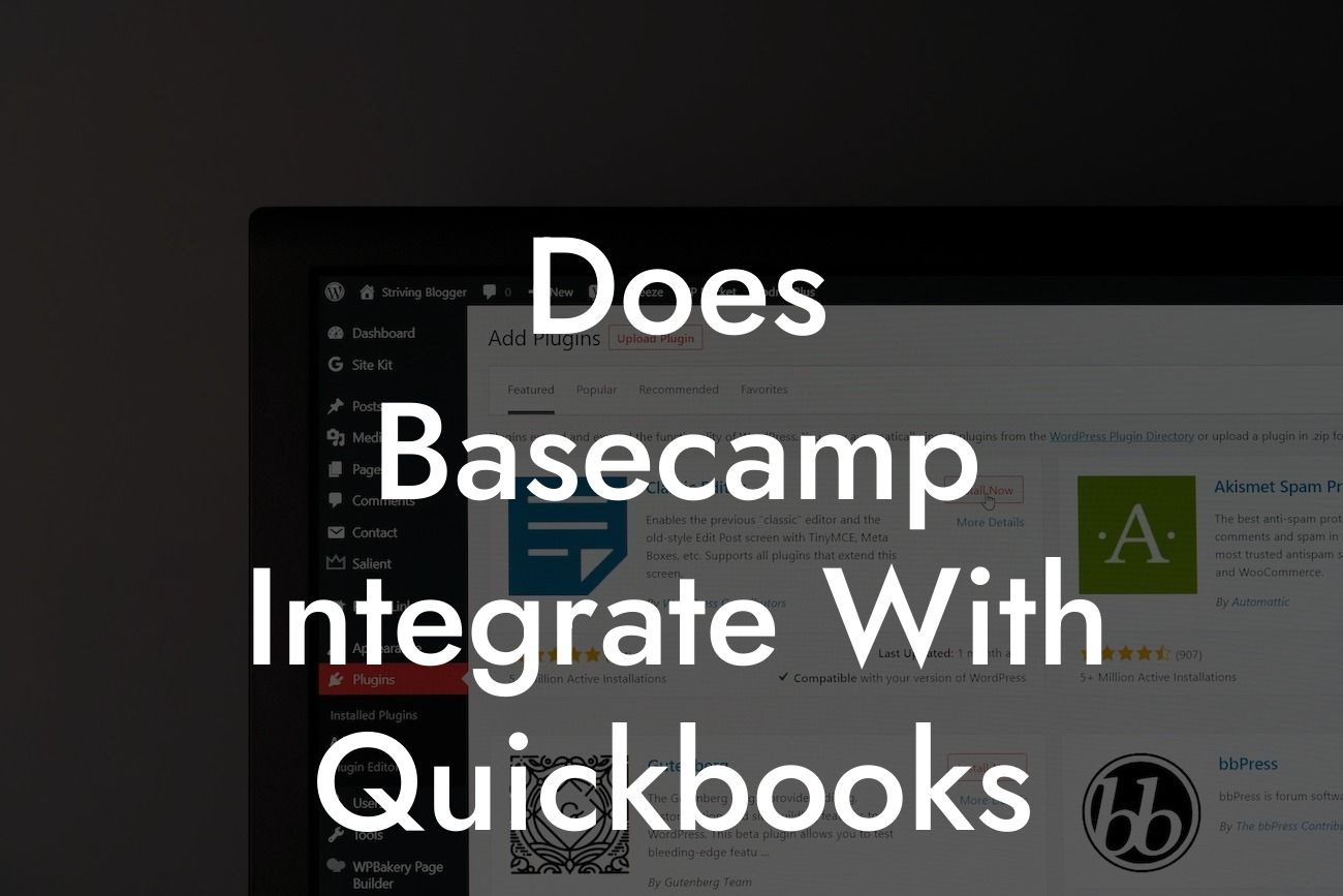 Does Basecamp Integrate With Quickbooks