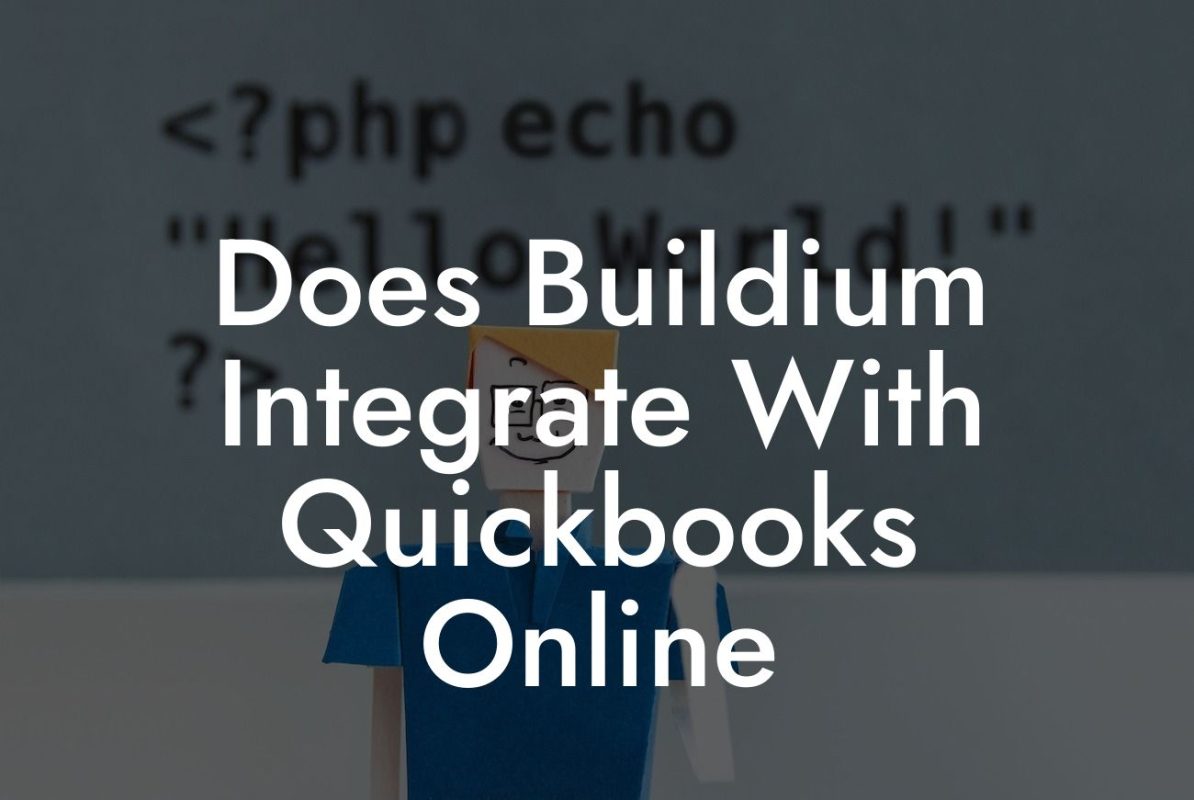 Does Buildium Integrate With Quickbooks Online