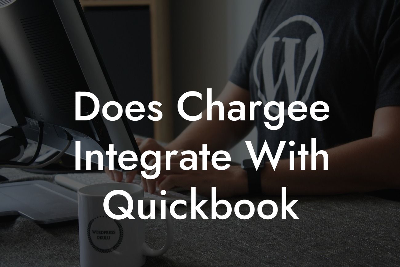 Does Chargee Integrate With Quickbook