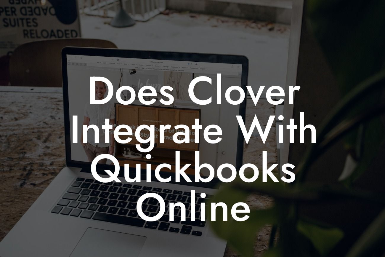 Does Clover Integrate With Quickbooks Online