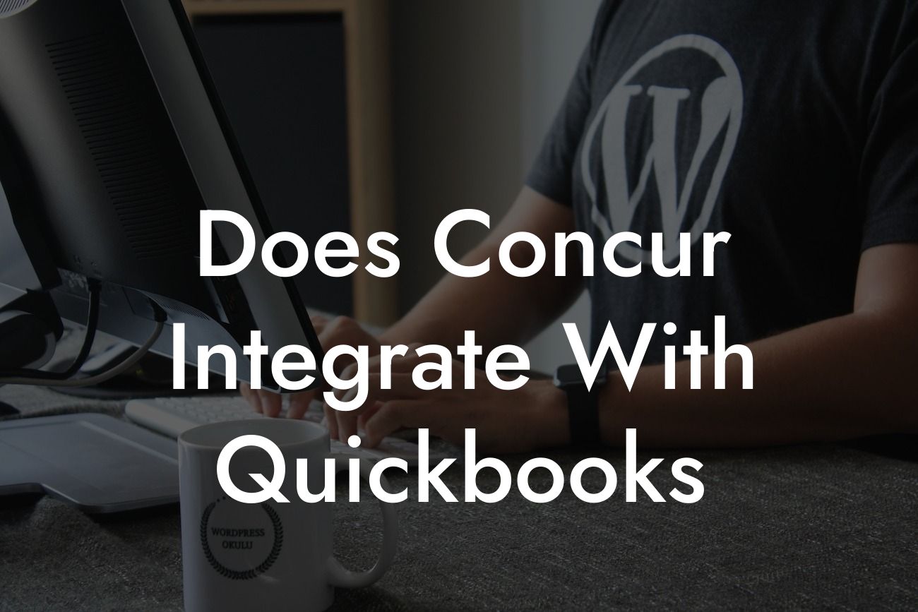 Does Concur Integrate With Quickbooks