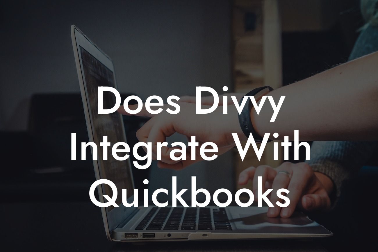 Does Divvy Integrate With Quickbooks